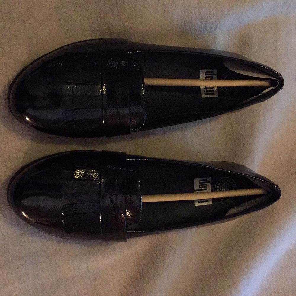 Fitflop fringe loafers never worn